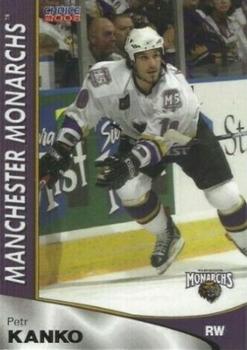 2005-06 Choice Manchester Monarchs (AHL) #10 Petr Kanko Front