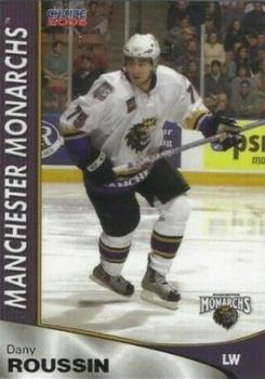 2005-06 Choice Manchester Monarchs (AHL) #16 Dany Roussin Front