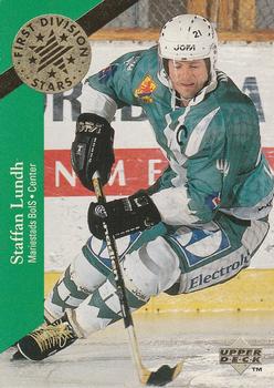 1995-96 Upper Deck Swedish Elite - First Division Stars #DS20 Staffan Lundh Front