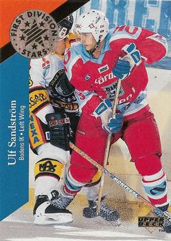 1995-96 Upper Deck Swedish Elite - First Division Stars #DS3 Ulf Sandstrom Front