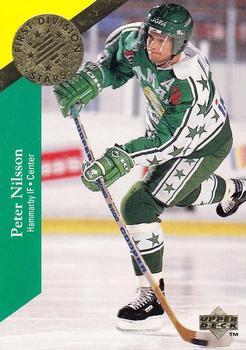 1995-96 Upper Deck Swedish Elite - First Division Stars #DS8 Petter Nilsson Front