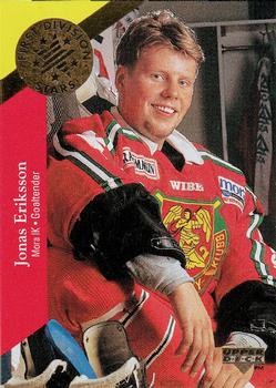 1995-96 Upper Deck Swedish Elite - First Division Stars #DS11 Jonas Eriksson Front