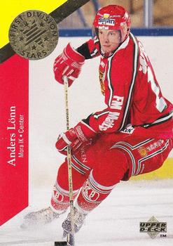 1995-96 Upper Deck Swedish Elite - First Division Stars #DS12 Anders Lonn Front