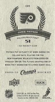 2009-10 Upper Deck Champ's #134 Jamie Fritsch Back
