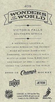 2009-10 Upper Deck Champ's #409 Victoria Falls Back