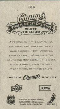 2009-10 Upper Deck Champ's #489 White Trillium Back