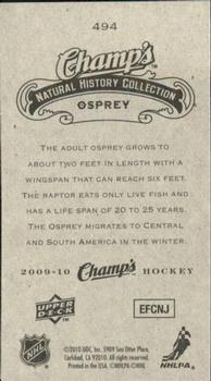 2009-10 Upper Deck Champ's #494 Osprey Back