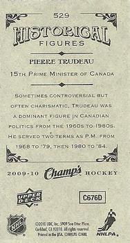 2009-10 Upper Deck Champ's #529 Pierre Trudeau Back