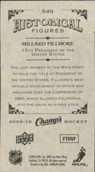2009-10 Upper Deck Champ's #549 Millard Fillmore Back