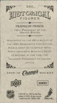 2009-10 Upper Deck Champ's #550 Franklin Pierce Back