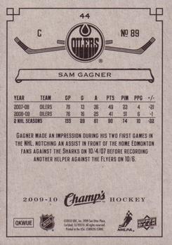 2009-10 Upper Deck Champ's #44 Sam Gagner Back