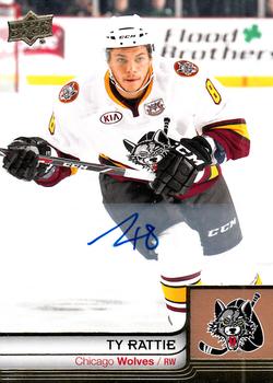 2014 Upper Deck AHL - Autographs #24 Ty Rattie Front