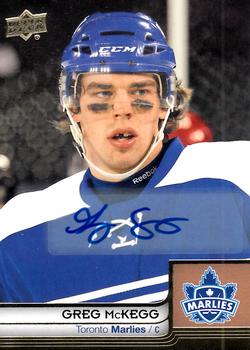 2014 Upper Deck AHL - Autographs #90 Greg McKegg Front