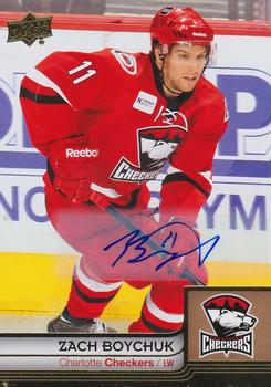 2014 Upper Deck AHL - Autographs #18 Zach Boychuk Front
