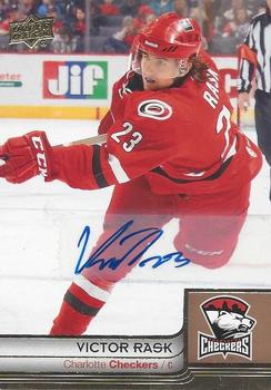 2014 Upper Deck AHL - Autographs #21 Victor Rask Front
