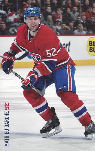 2011-12 Montreal Canadiens #NNO Mathieu Darche Front