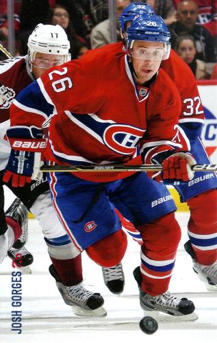 2011-12 Montreal Canadiens #NNO Josh Gorges Front