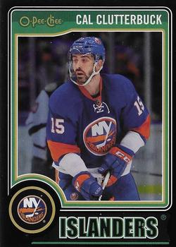 2014-15 O-Pee-Chee - Black Rainbow #368 Cal Clutterbuck Front