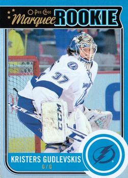 2014-15 O-Pee-Chee - Rainbow #523 Kristers Gudlevskis Front