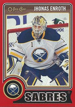 2014-15 O-Pee-Chee - Red #255 Jhonas Enroth Front