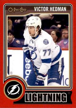 2014-15 O-Pee-Chee - Red #293 Victor Hedman Front