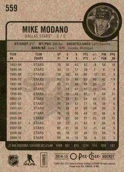 2014-15 O-Pee-Chee - Red #559 Mike Modano Back