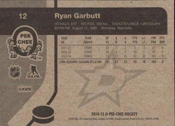 2014-15 O-Pee-Chee - Retro #12 Ryan Garbutt Back