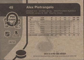 2014-15 O-Pee-Chee - Retro #49 Alex Pietrangelo Back