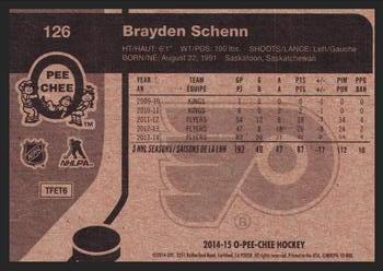 2014-15 O-Pee-Chee - Retro #126 Brayden Schenn Back