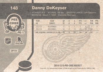 2014-15 O-Pee-Chee - Retro #148 Danny DeKeyser Back