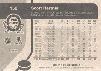 2014-15 O-Pee-Chee - Retro #150 Scott Hartnell Back