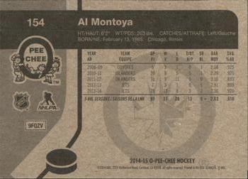 2014-15 O-Pee-Chee - Retro #154 Al Montoya Back