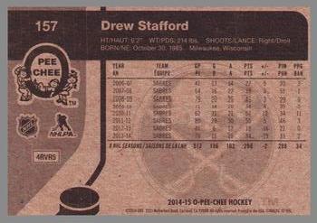 2014-15 O-Pee-Chee - Retro #157 Drew Stafford Back