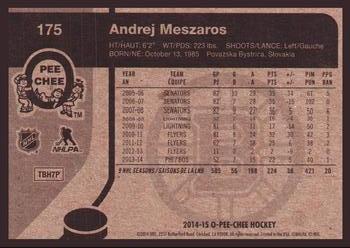 2014-15 O-Pee-Chee - Retro #175 Andrej Meszaros Back
