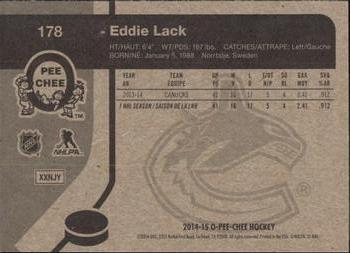 2014-15 O-Pee-Chee - Retro #178 Eddie Lack Back