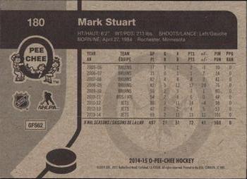 2014-15 O-Pee-Chee - Retro #180 Mark Stuart Back
