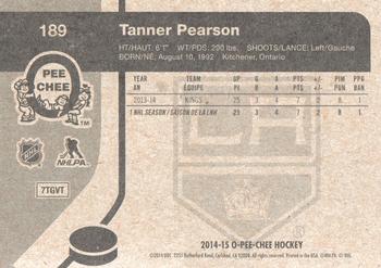 2014-15 O-Pee-Chee - Retro #189 Tanner Pearson Back