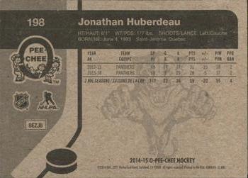 2014-15 O-Pee-Chee - Retro #198 Jonathan Huberdeau Back