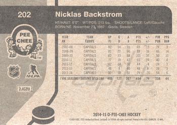2014-15 O-Pee-Chee - Retro #202 Nicklas Backstrom Back