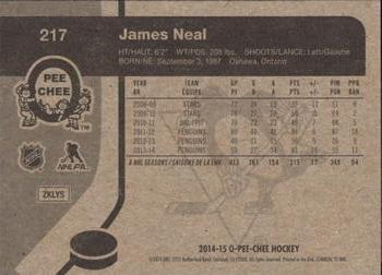 2014-15 O-Pee-Chee - Retro #217 James Neal Back