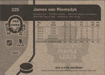 2014-15 O-Pee-Chee - Retro #225 James van Riemsdyk Back