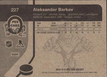 2014-15 O-Pee-Chee - Retro #227 Aleksander Barkov Back