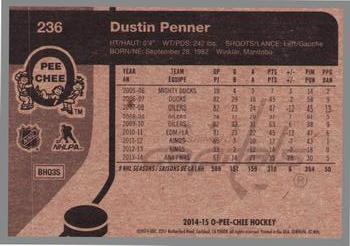2014-15 O-Pee-Chee - Retro #236 Dustin Penner Back