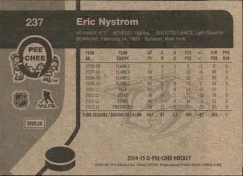 2014-15 O-Pee-Chee - Retro #237 Eric Nystrom Back