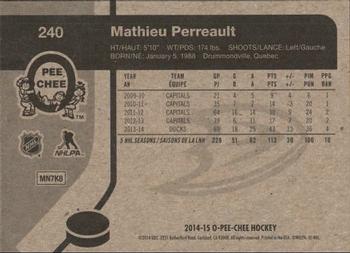 2014-15 O-Pee-Chee - Retro #240 Mathieu Perreault Back