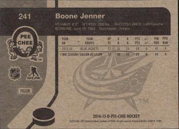 2014-15 O-Pee-Chee - Retro #241 Boone Jenner Back