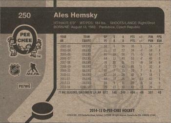 2014-15 O-Pee-Chee - Retro #250 Ales Hemsky Back