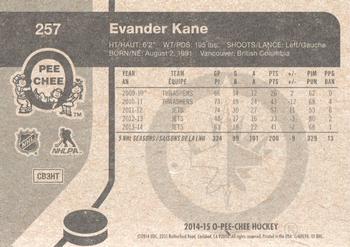 2014-15 O-Pee-Chee - Retro #257 Evander Kane Back