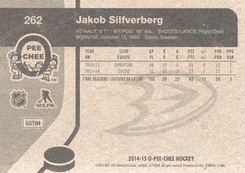2014-15 O-Pee-Chee - Retro #262 Jakob Silfverberg Back