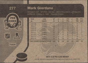 2014-15 O-Pee-Chee - Retro #277 Mark Giordano Back